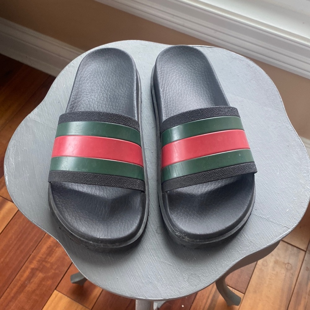 Gucci slides size 7.5-8 .